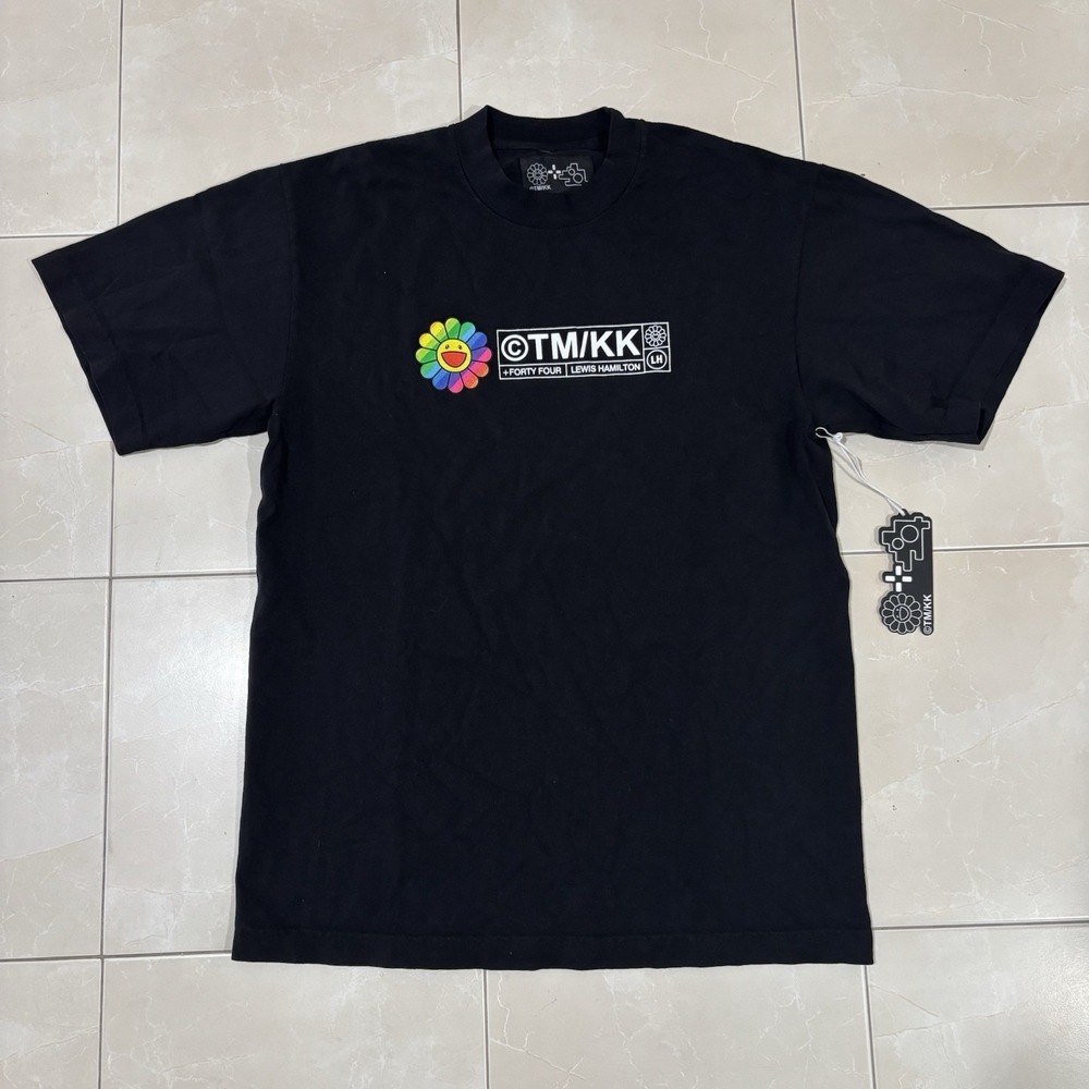 Murakami Lewis Hamilton 44 T Shirt BRAND NEW RARE Black Men's Small F1 Virgil